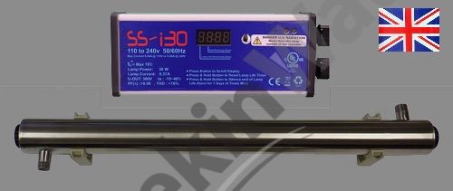 SSi30 30w UV System - 23 Lpm Stainless Steel with intelegent control